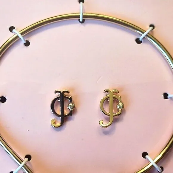 Juicy Couture Earrings & Charm Bracelet Set - Picture 2 of 3